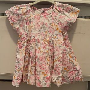Neck and neck Spanish brand girl dress with bloomers